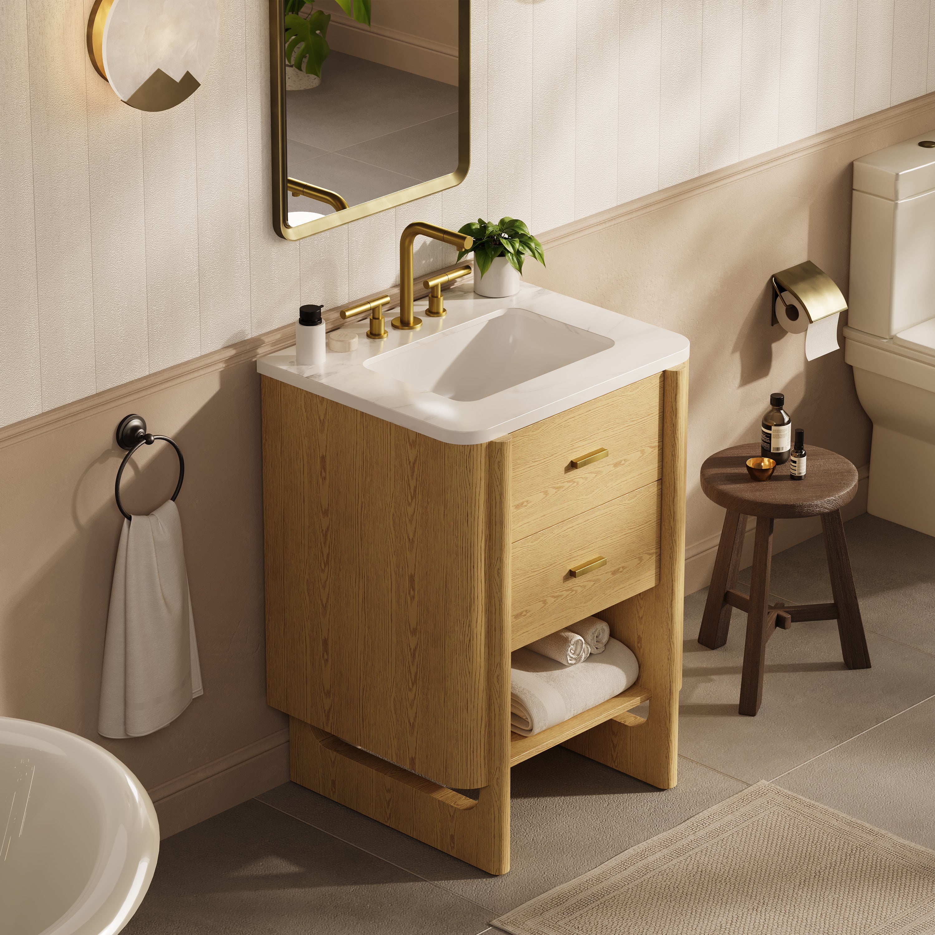 Silas Bathroom Vanity 24"W