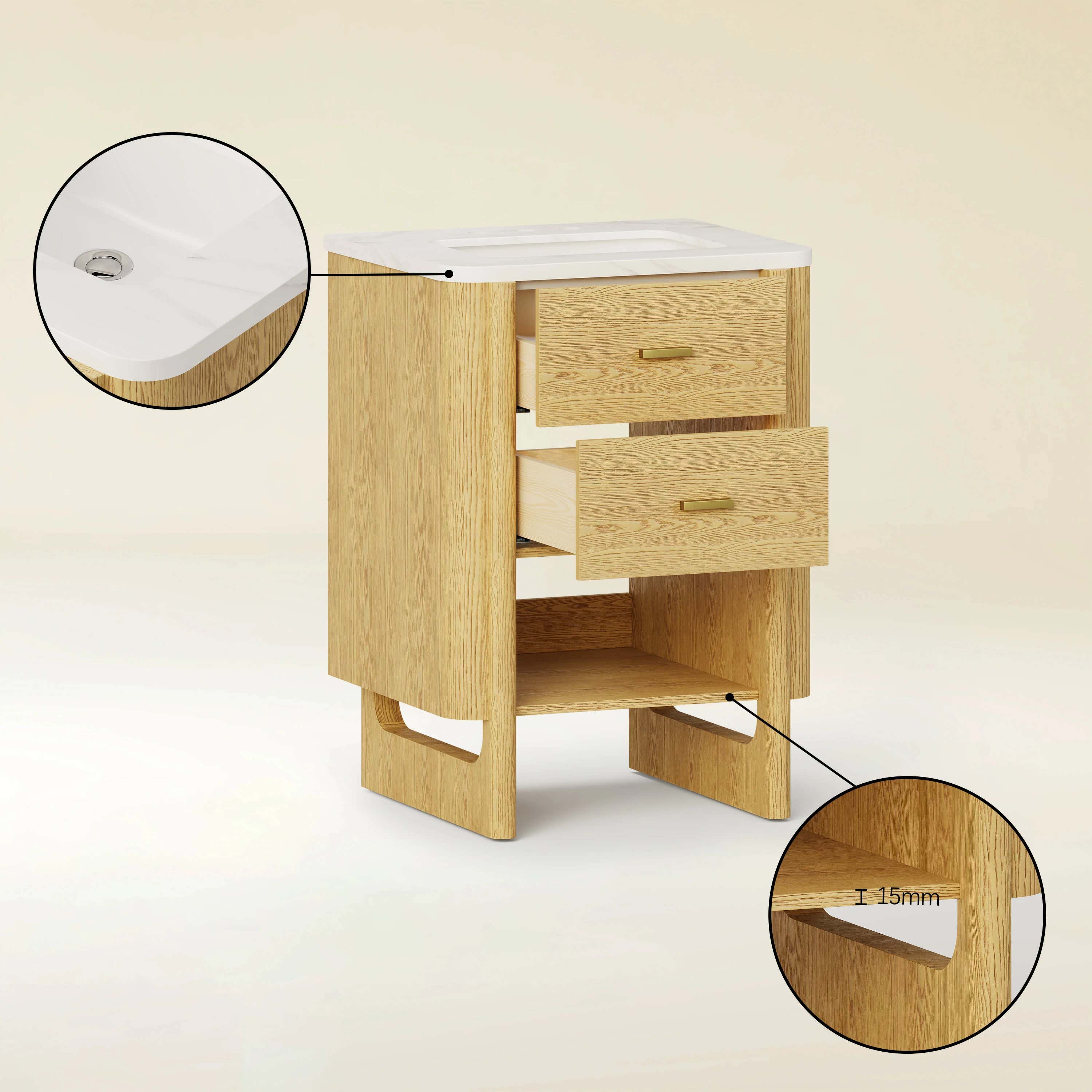 Silas Bathroom Vanity 24"W