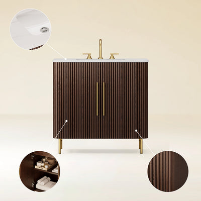 Riley Bathroom Vanity 36"W