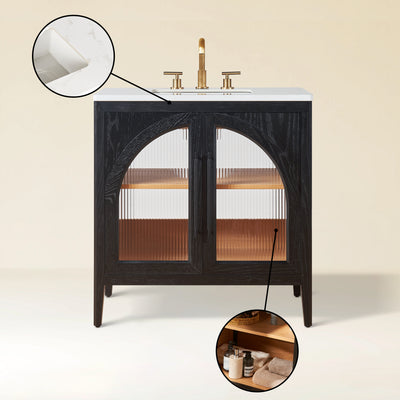 Alvar Arched Bathroom Vanity 32"