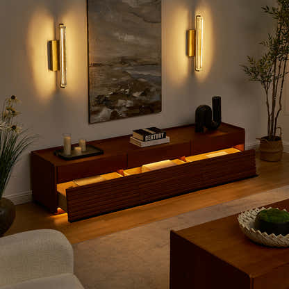 Devon Oak Media Console  71"