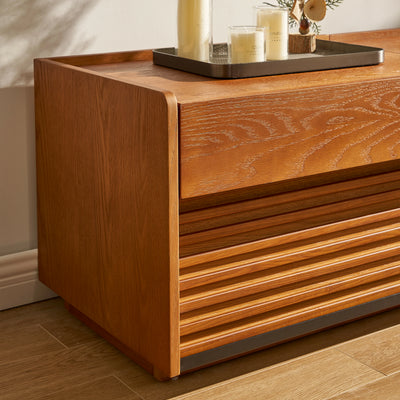 Devon Oak Media Console  71"