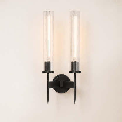 Bellmere 2 Lights Glass Wall Sconce