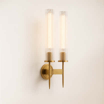 Bellmere 2 Lights Glass Wall Sconce
