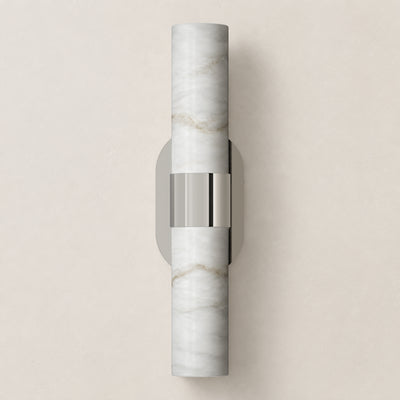Calyndra Resin Cylinder Wall Sconce 18"-23"H 