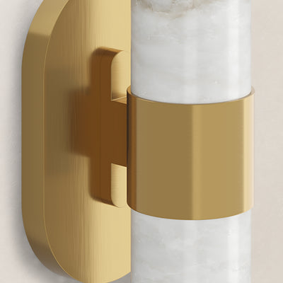 Calyndra Resin Cylinder Wall Sconce 18"-23"H