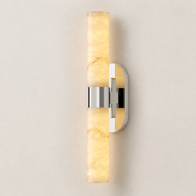 Calyndra Resin Cylinder Wall Sconce 18"-23"H 