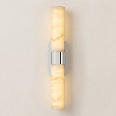 Calyndra Resin Cylinder Wall Sconce 18"-23"H 
