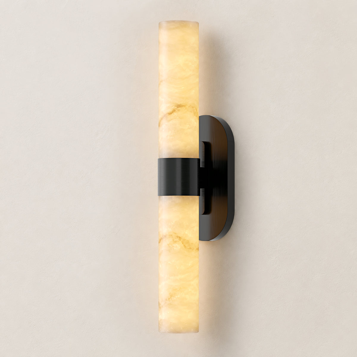 Calyndra Resin Cylinder Wall Sconce 18"-23"H 