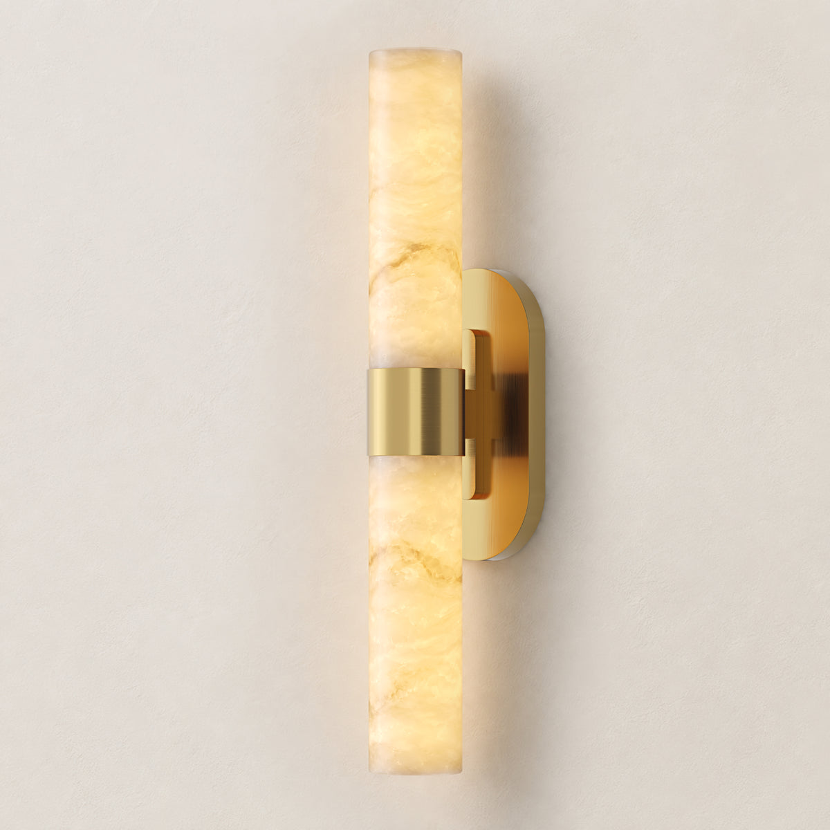 Calyndra Resin Cylinder Wall Sconce 18"-23"H 
