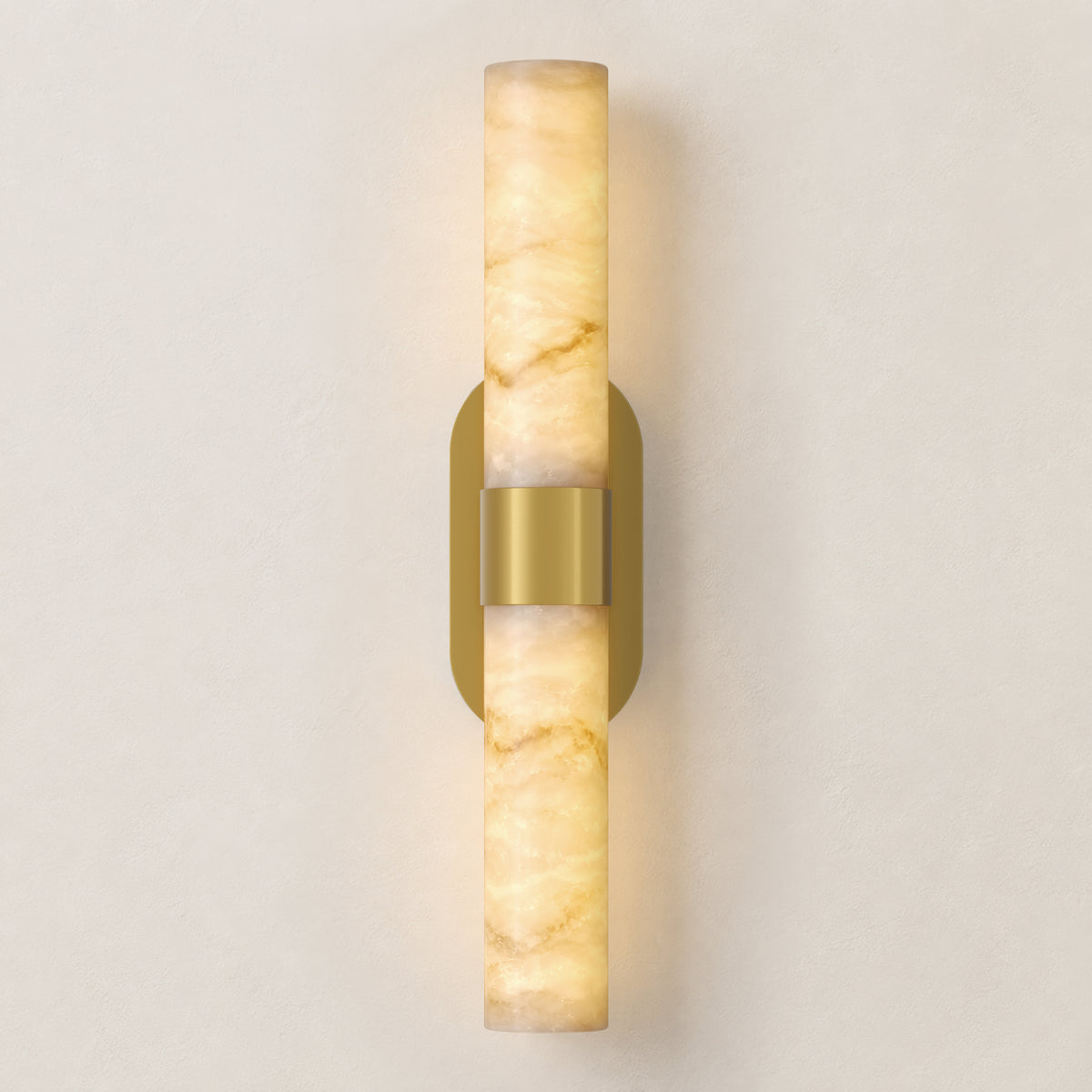 Calyndra Resin Cylinder Wall Sconce 18"-23"H 