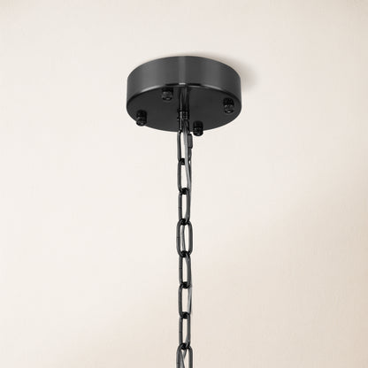 Nivislight Alabaster 2-Tier Round Chandelier 24"