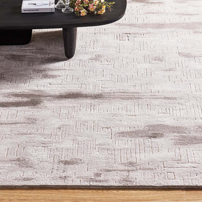 Marlow Etched Wool-Blend Rug