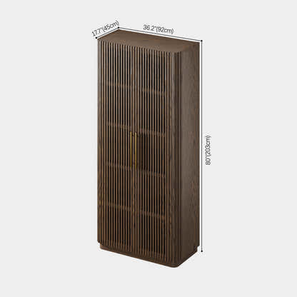 Marais Oak 89" Tall Storage Cabinet