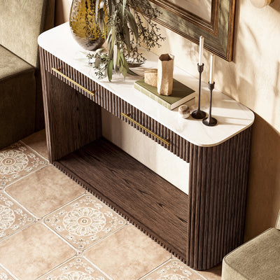 Riley Sintered Stone Console Table 47"W