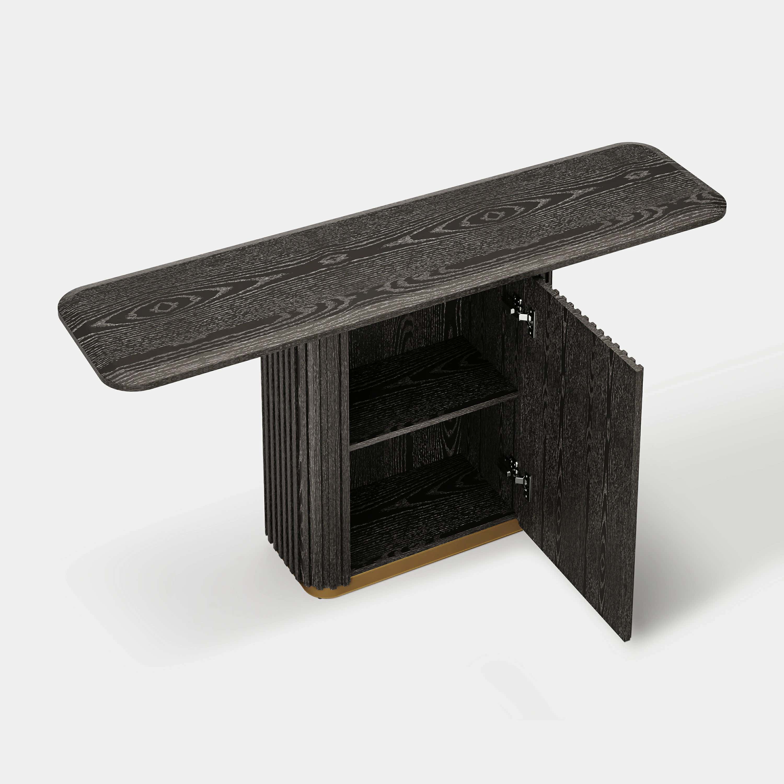 Holton Pedestal Console Table 60"