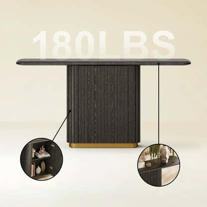 Holton Pedestal Console Table 60"
