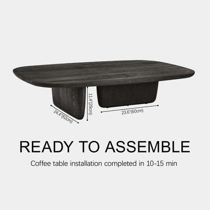 Orbit Elm Rectangular Coffee Table 57"