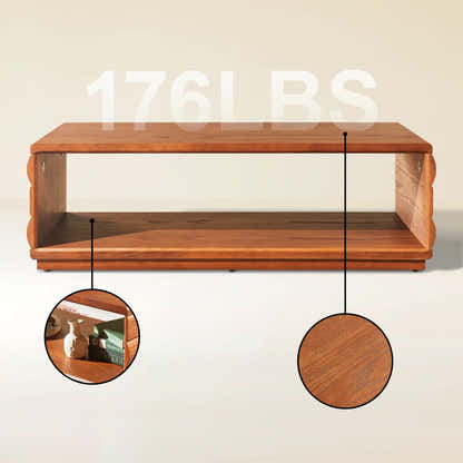 Terra Cube Emboss Coffee Table 46”