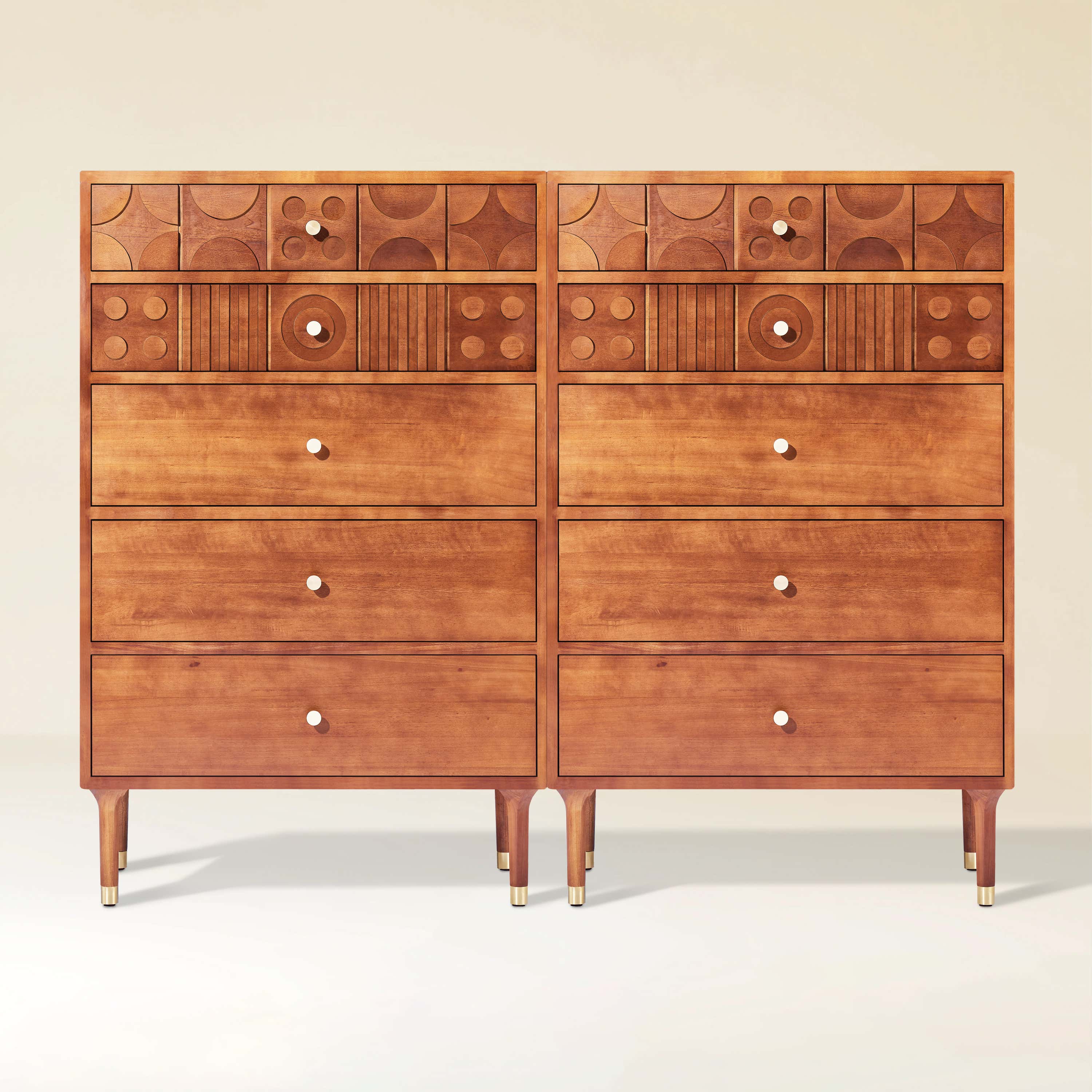Rive Gauche Poplar 62.9" Solidwood Sideboard