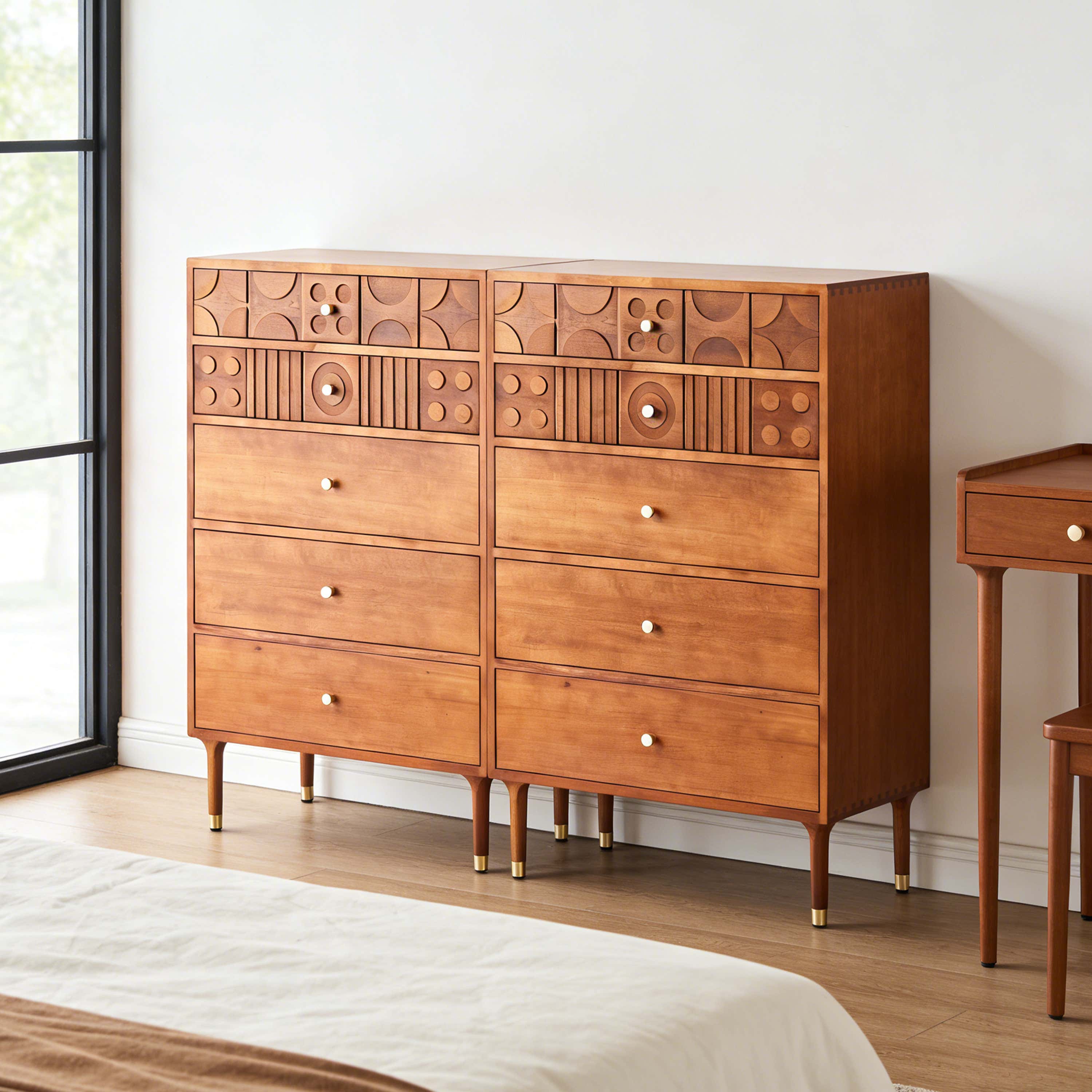 Rive Gauche Poplar 62.9" Solidwood Sideboard