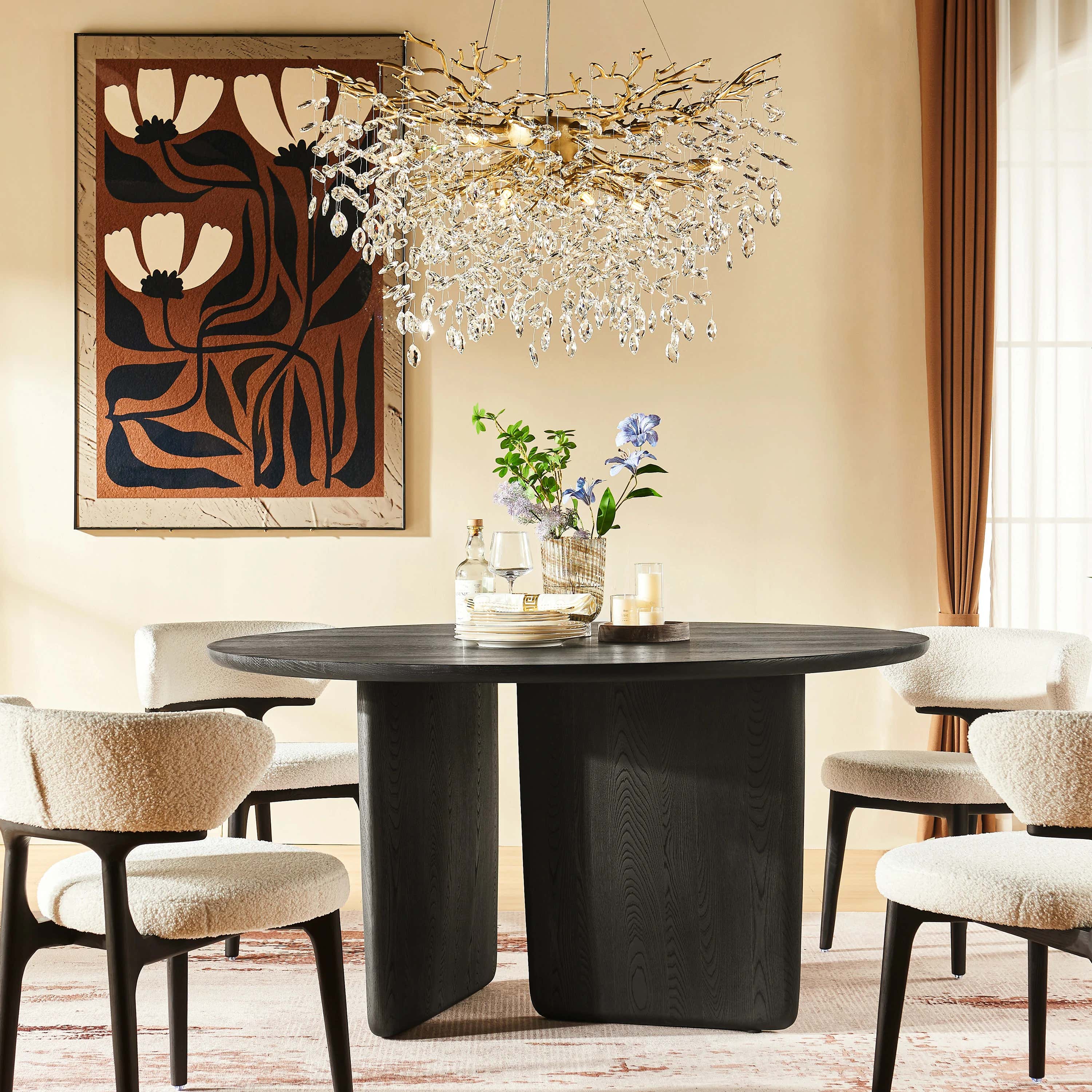 Orbit Round Dining Table 59"