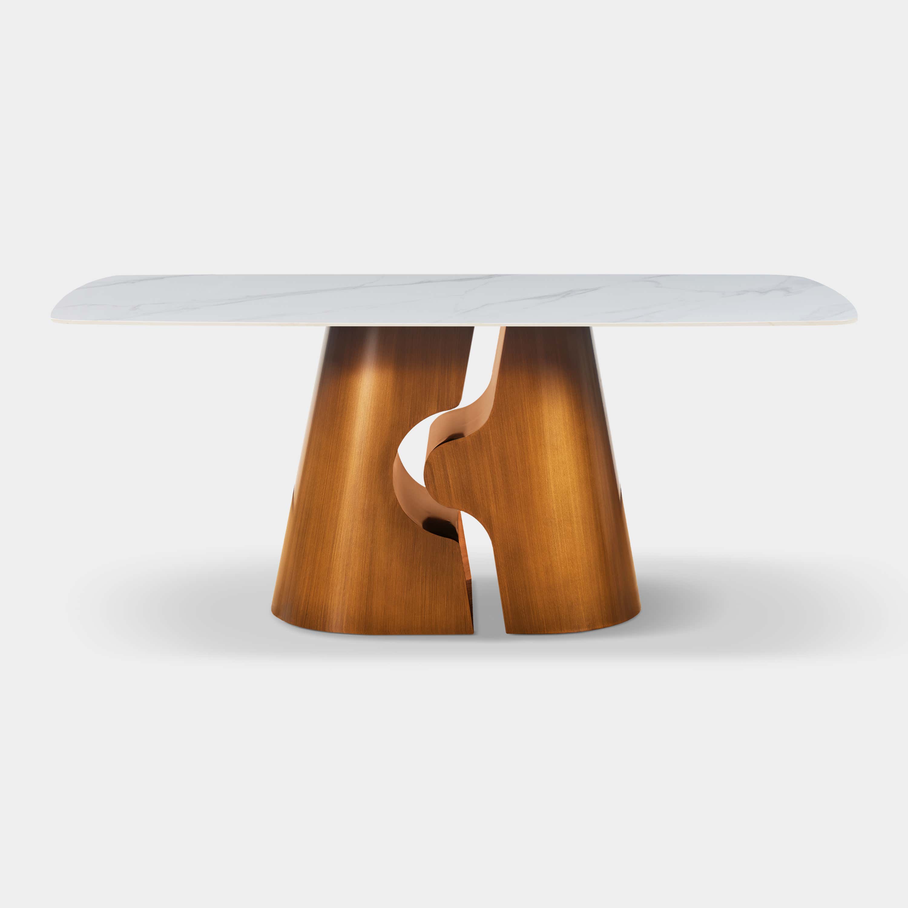 Synergy Sintered Stone Rectangular Dining Table 71"