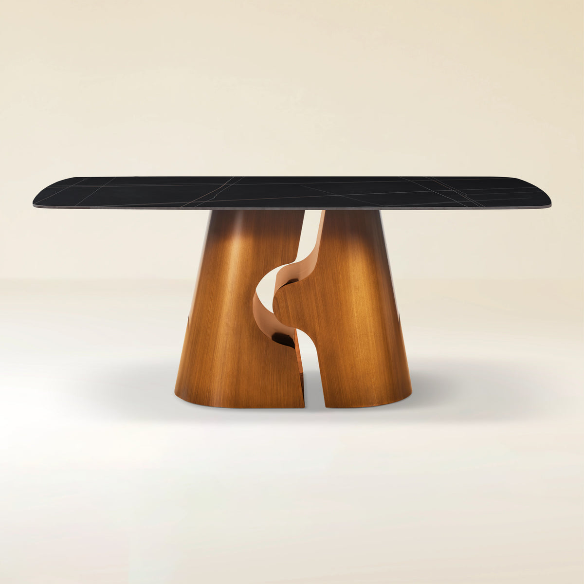 Synergy Sintered Stone Rectangular Dining Table 71"