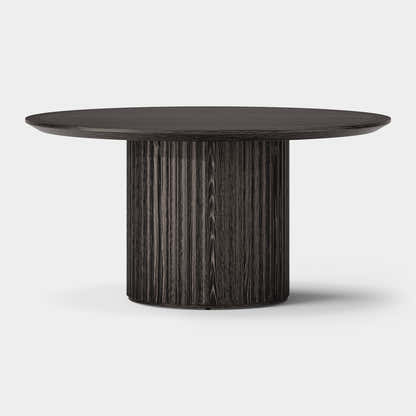 Aurelius Fluted Round Dining Table 60"W