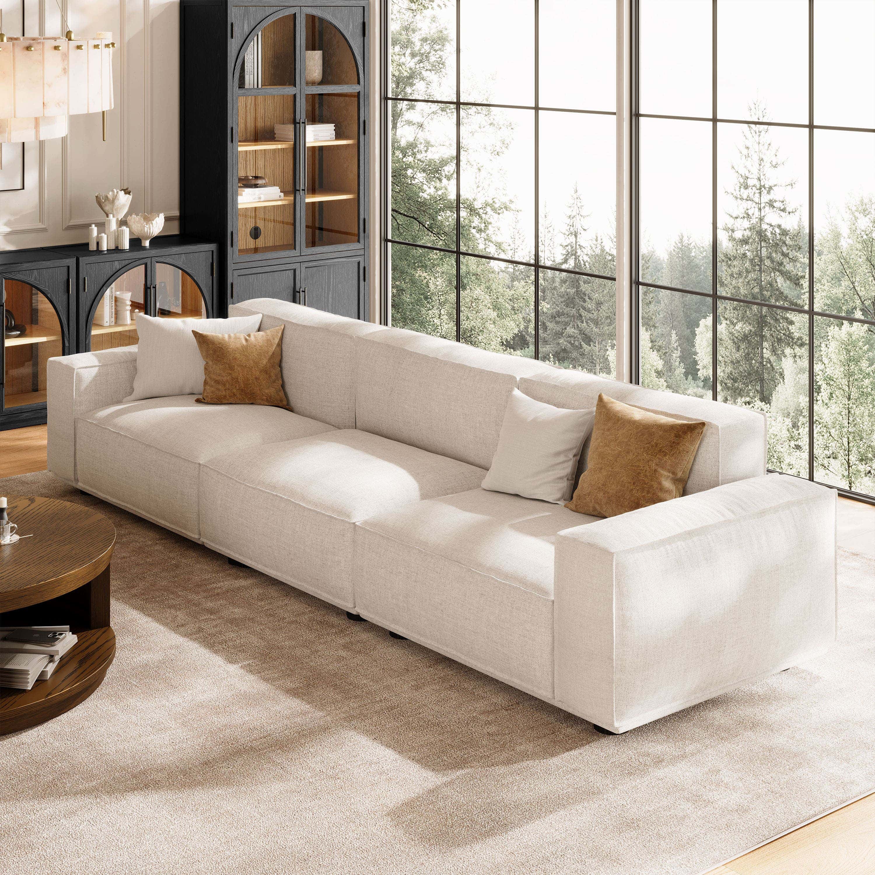 Lyra Arched Modular Sectional Sofa（3-Seat）
