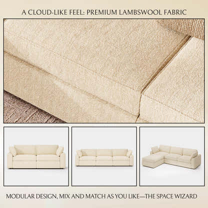 Alpine Modular Sectional Sofa (3-Seat)