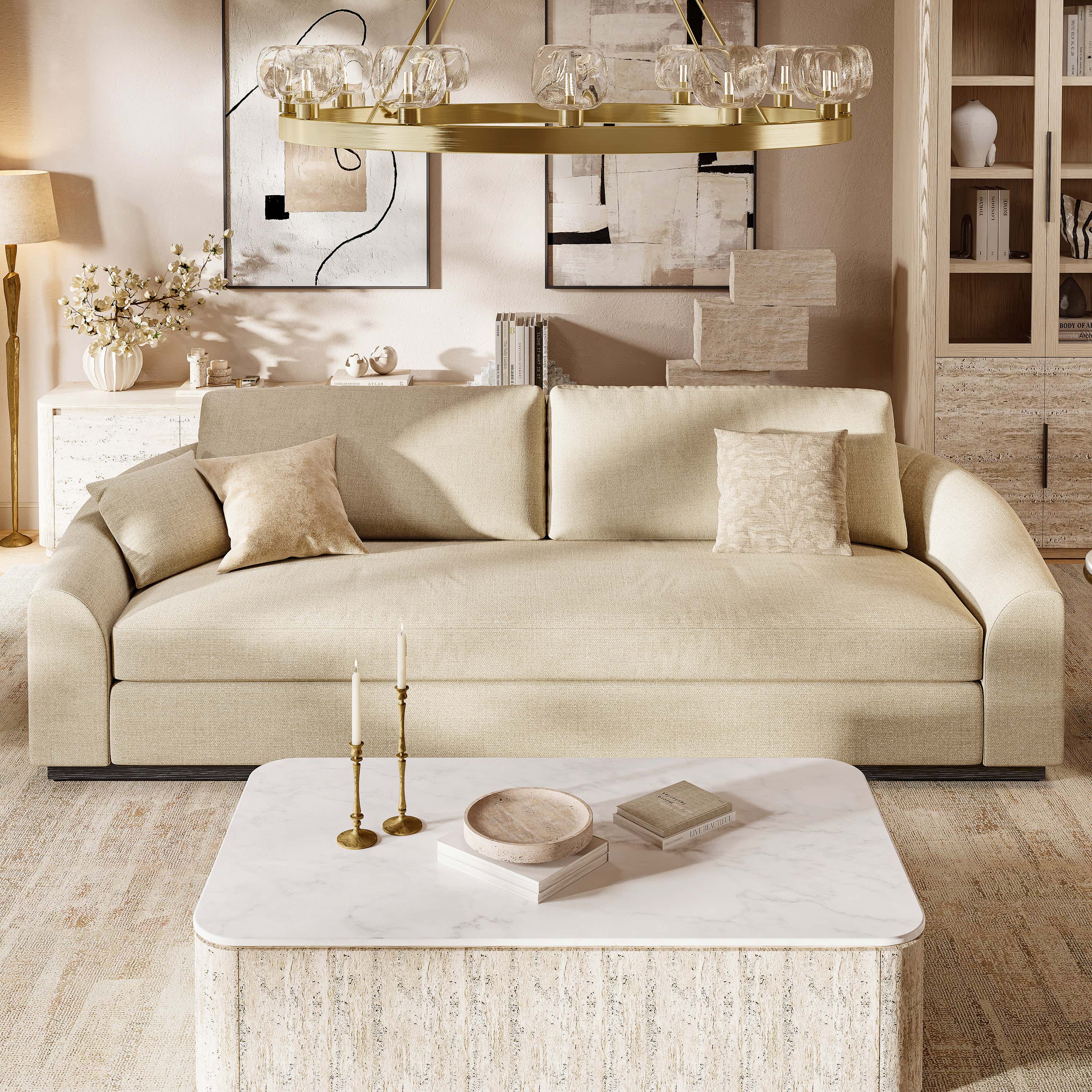 Muse Waterfall Sofa (2-Seat)