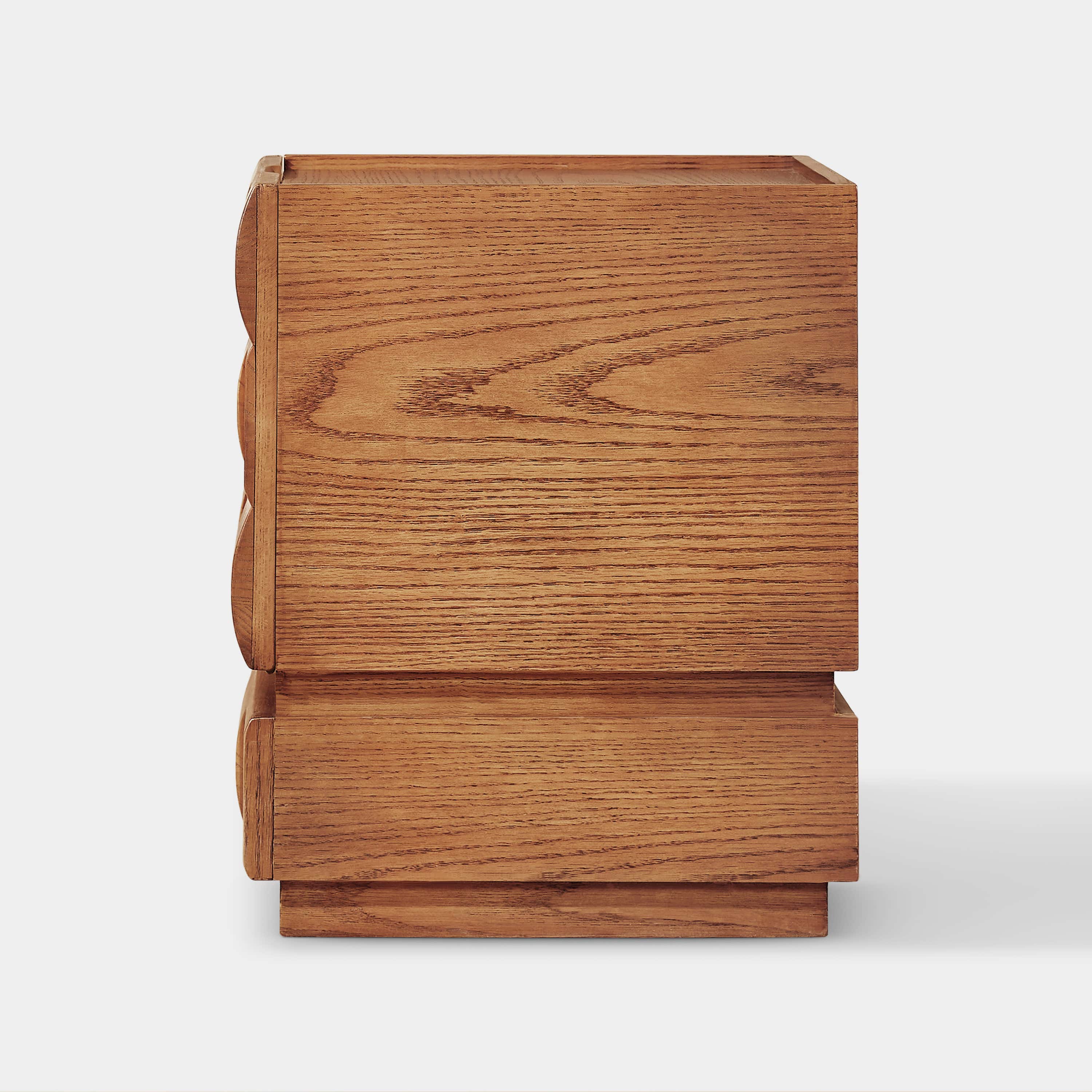 Terra Cube Emboss Nightstand 18”