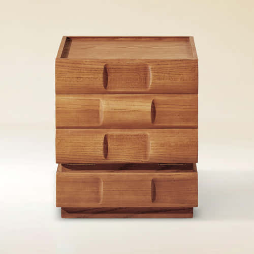 Terra Cube Emboss Nightstand 18”