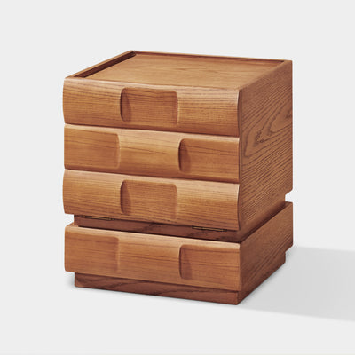 Terra Cube Emboss Nightstand 18”