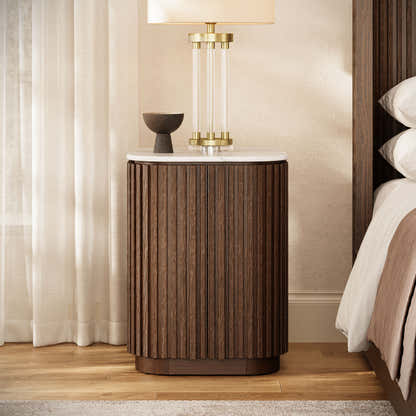 Valencia Fluted Nightstand 18"W