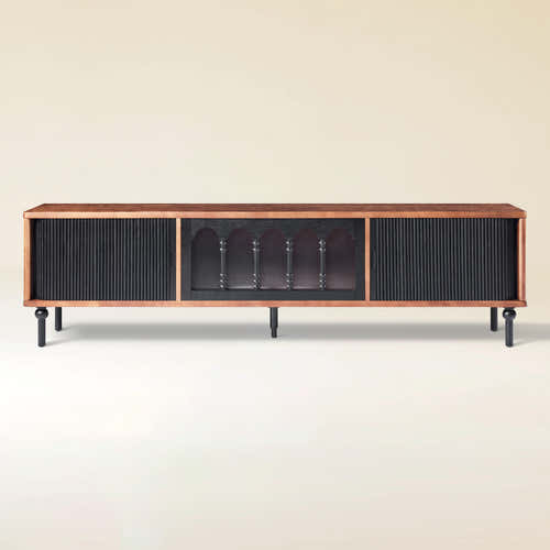Marais Oak Media Console 78"