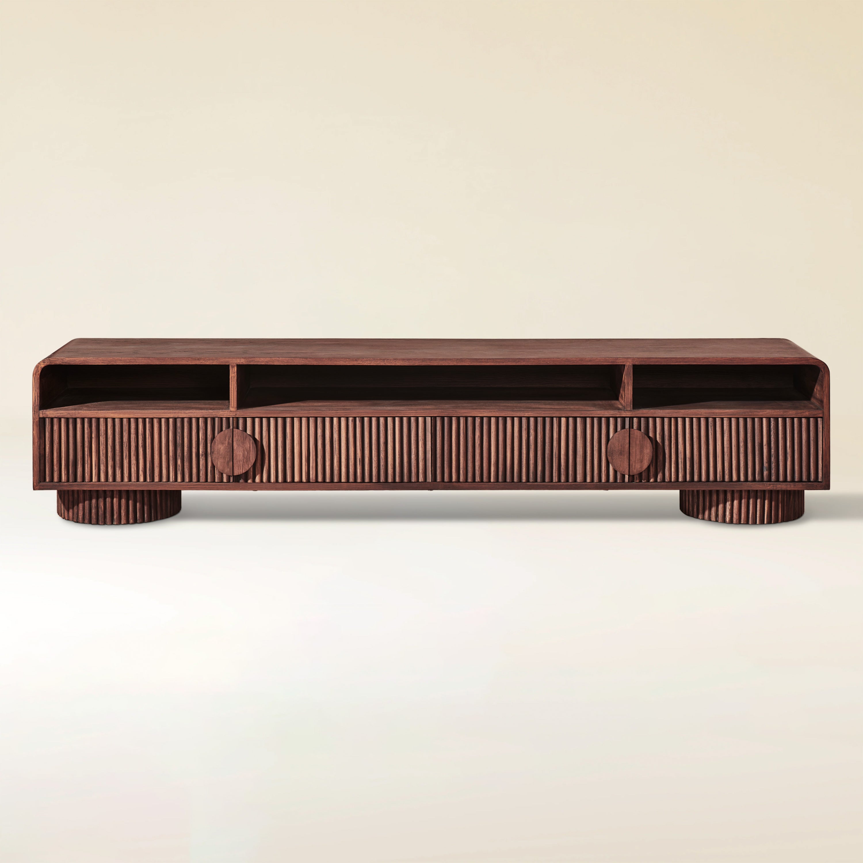 Doric Media Console 83"W