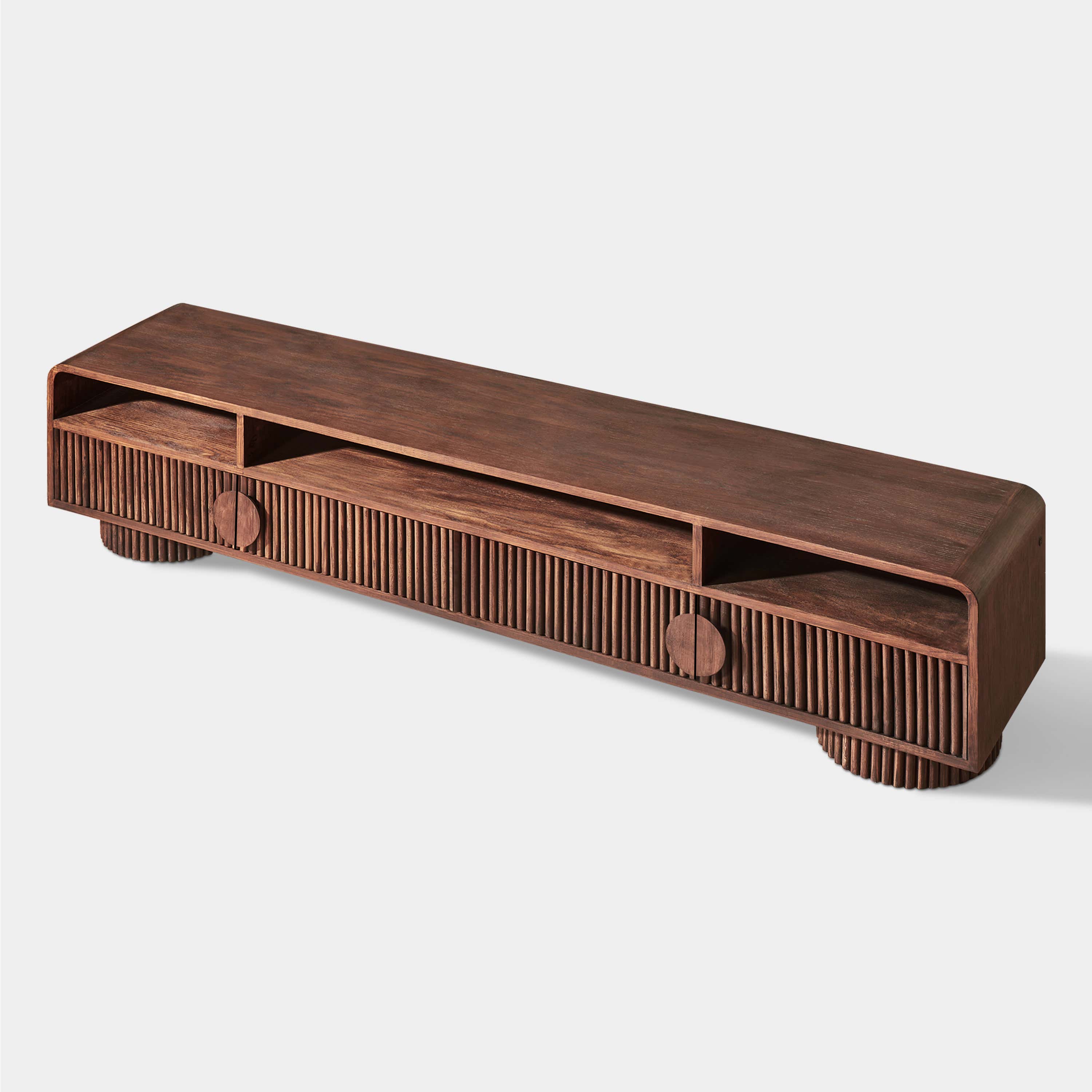 Doric Media Console 83"W