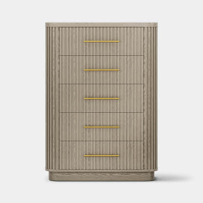 Sinclair Fluted 5-Drawer Chest 39"W