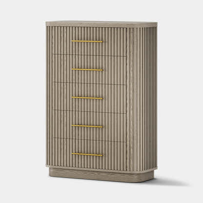 Sinclair Fluted 5-Drawer Chest 39"W