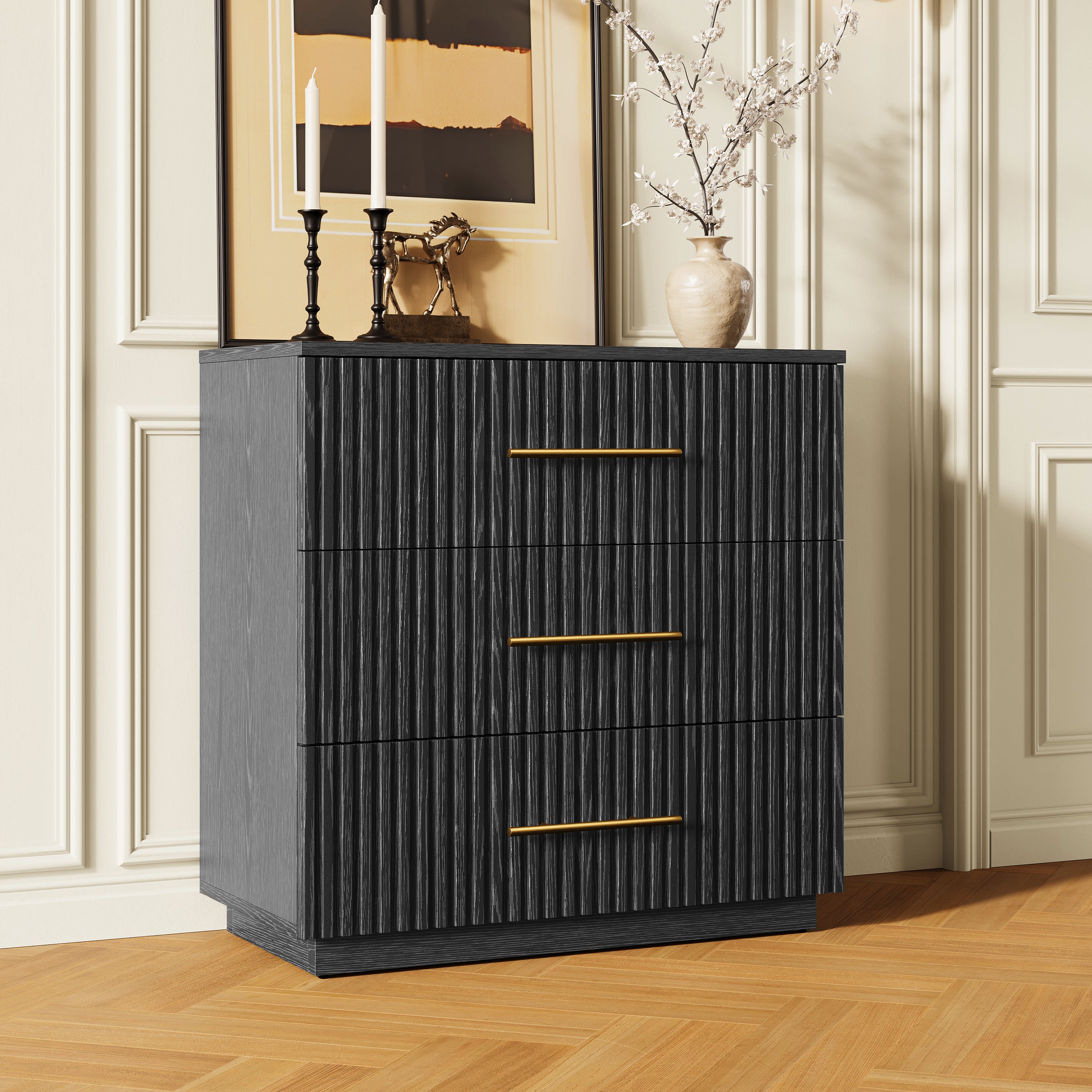 Holt 63“ Oak 6-Drawer Chest(Set of 2)