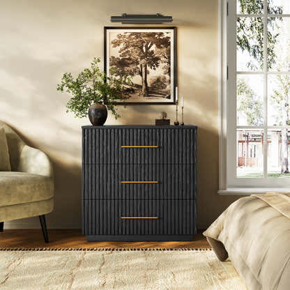 Holt 95" Oak 9-Drawer Chest(Set of 3)