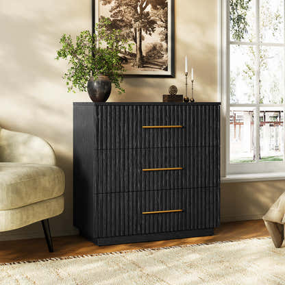 Holt 95" Oak 9-Drawer Chest(Set of 3)