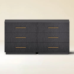 Holt 63“ Oak 6-Drawer Chest(Set of 2)