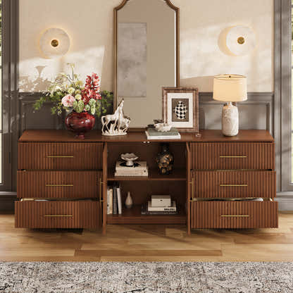 Holt Oak Modular Media Console (Set of 3)
