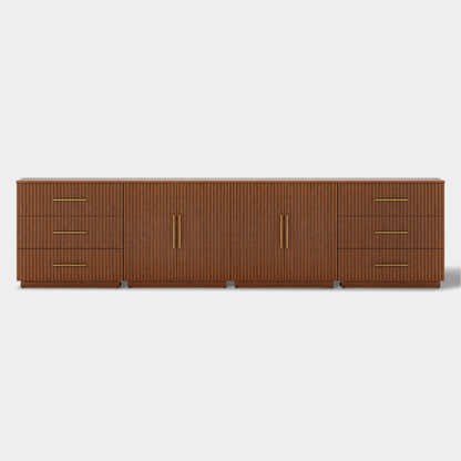 Holt Oak Modular Media Console (Set of 4)
