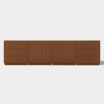 Holt Oak Modular Media Console (Set of 4)