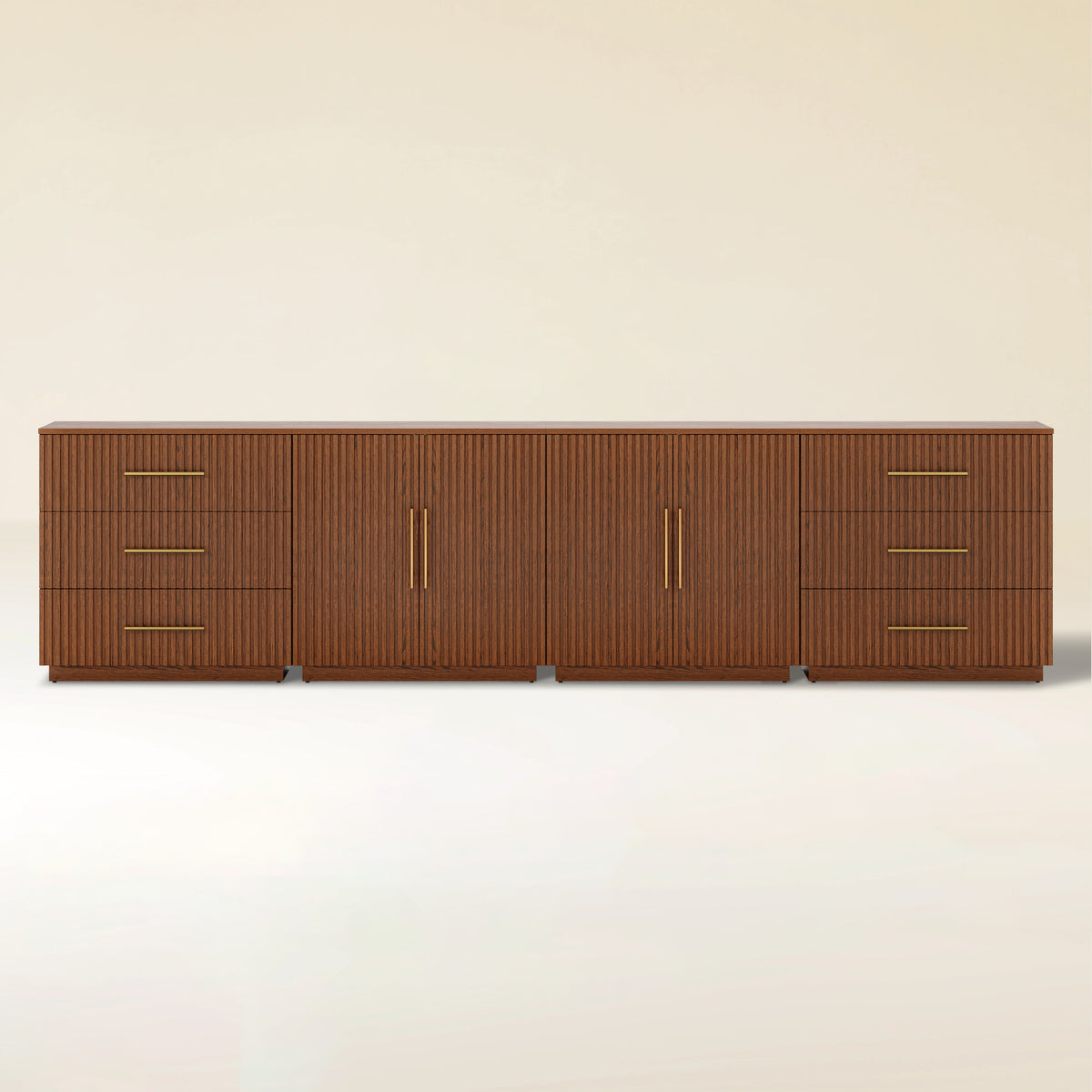 Holt Oak Modular Media Console (Set of 4)