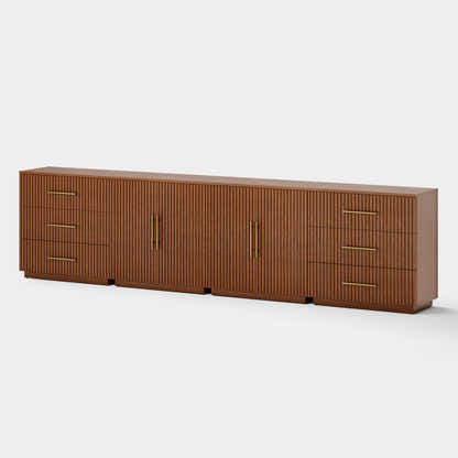 Holt Oak Modular Media Console (Set of 4)
